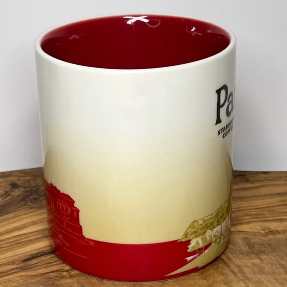 Starbucks Paris Mug Collector Series France Coffee Mug 2010 16oz EUC - Picture 9 of 12